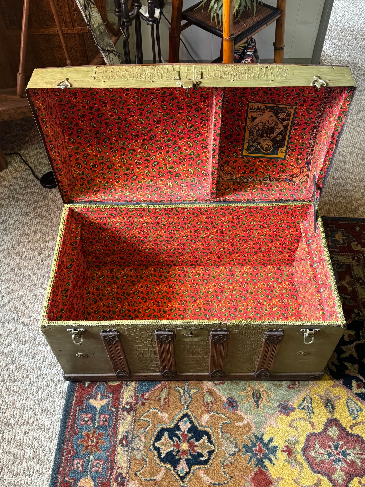 Antique Steamer Trunk