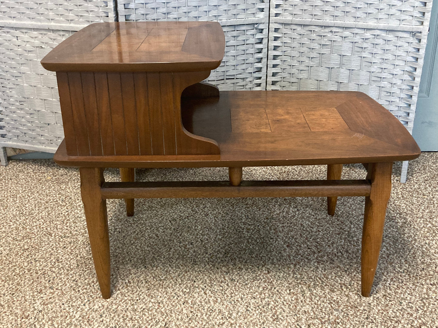 Lane Furniture MCM Two Tier Side Table