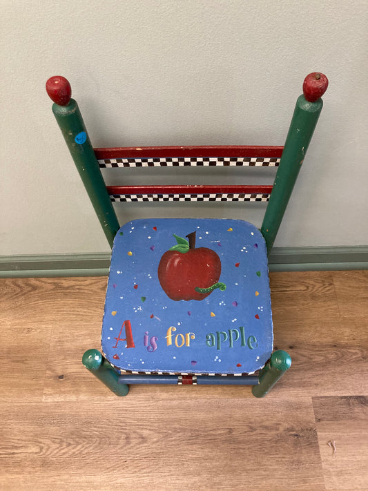 A Is For Apple Childs Chair