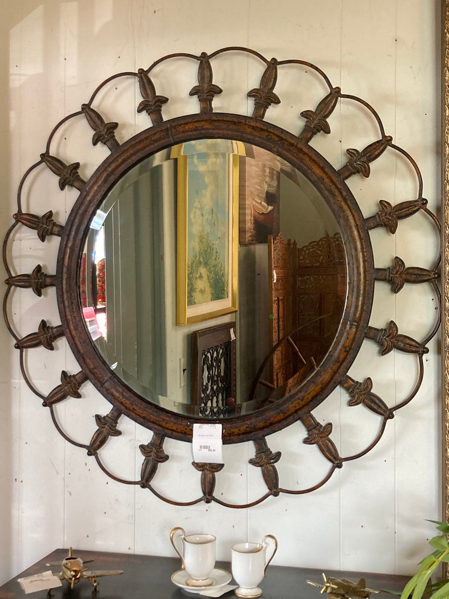 Wrought Iron Mirror