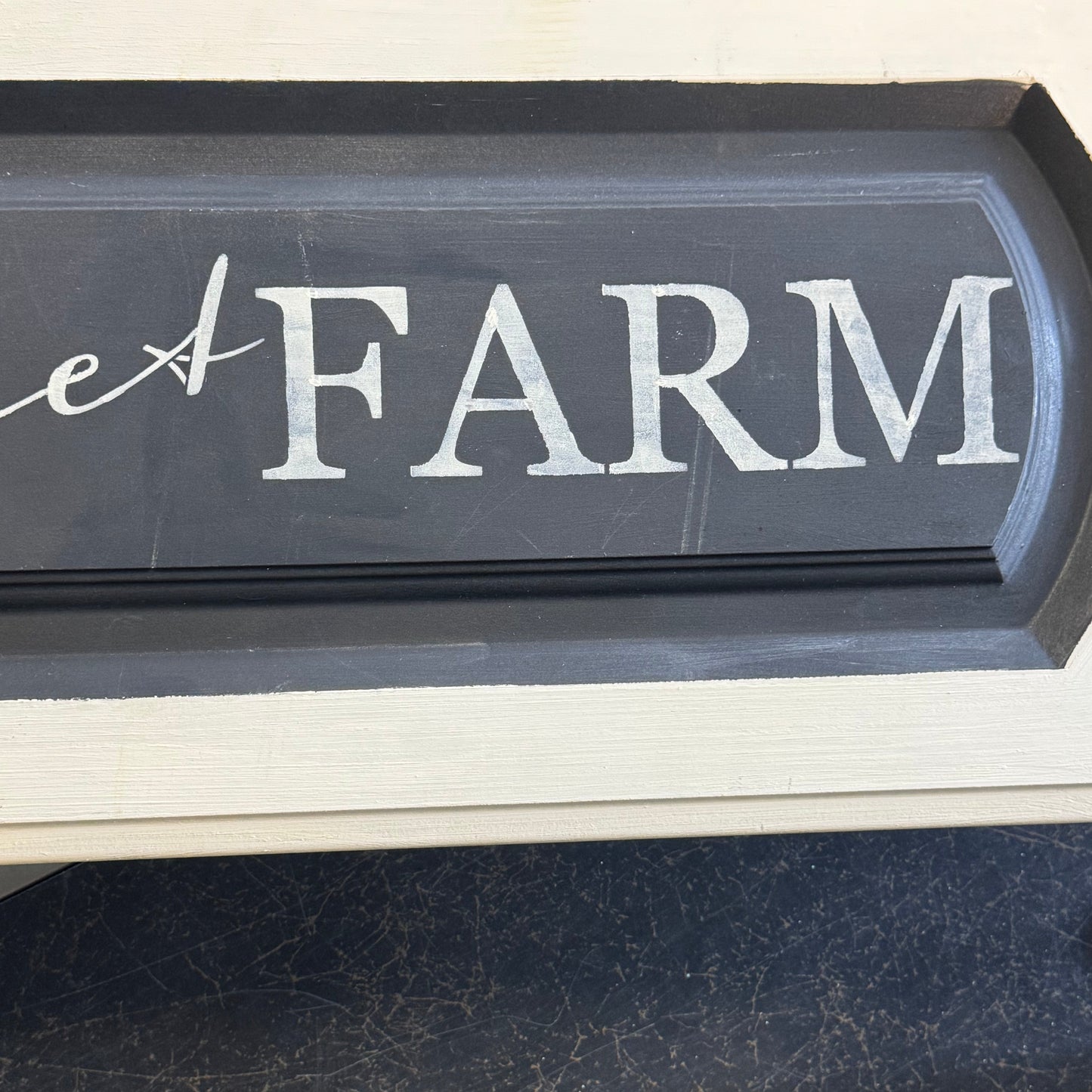 "Farm Sweet Farm" Rustic Wall Sign