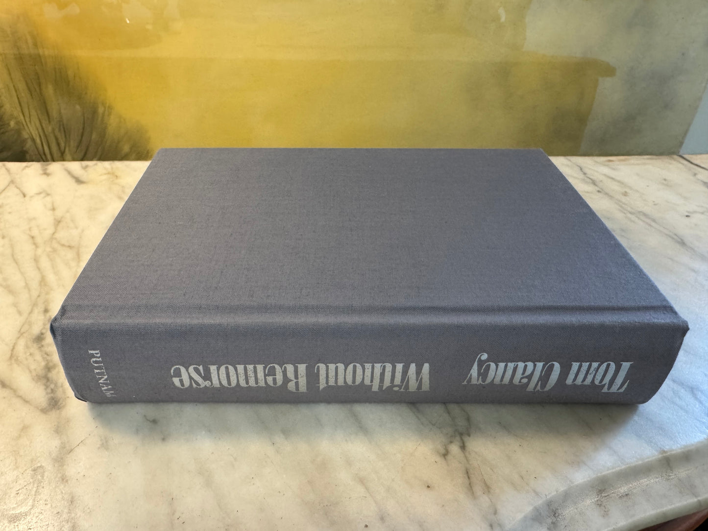 Tom Clancy "Without Remorse" Book Signed
