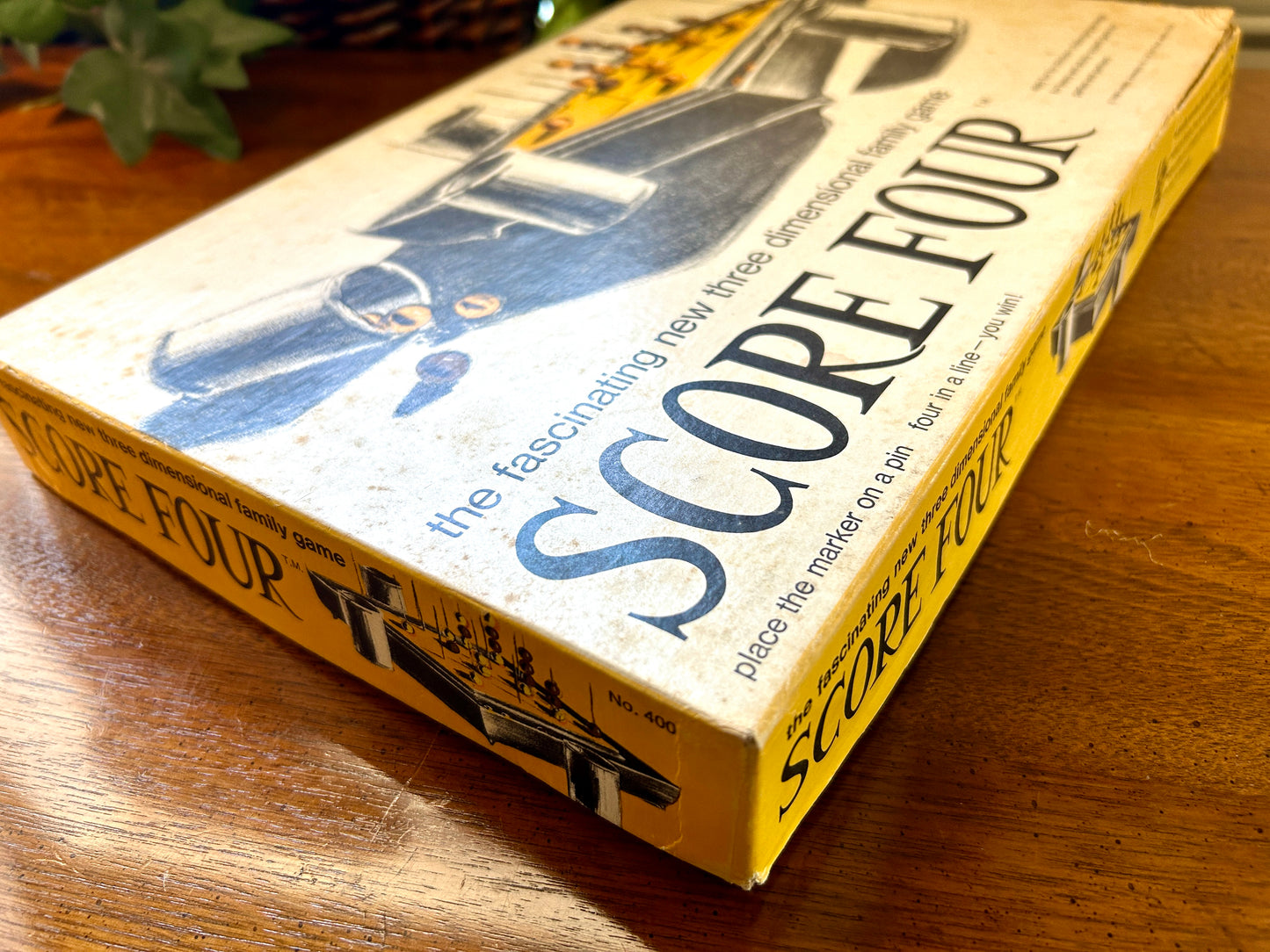 Vintage Board Game, 1968 "Score Four" by Funtastic, Alexandria, Virginia