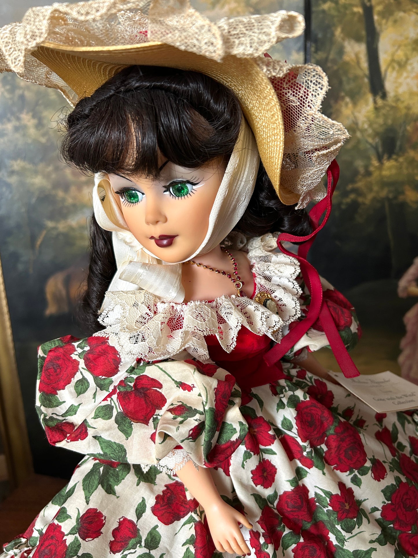 Madame Alexander Doll, Limited Edition Scarlett O'Hara "Gone with the Wind" Rose Picnic Dress, 21", 15070