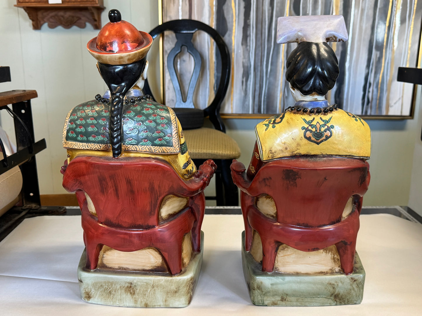 Pair Of Oriental Statues