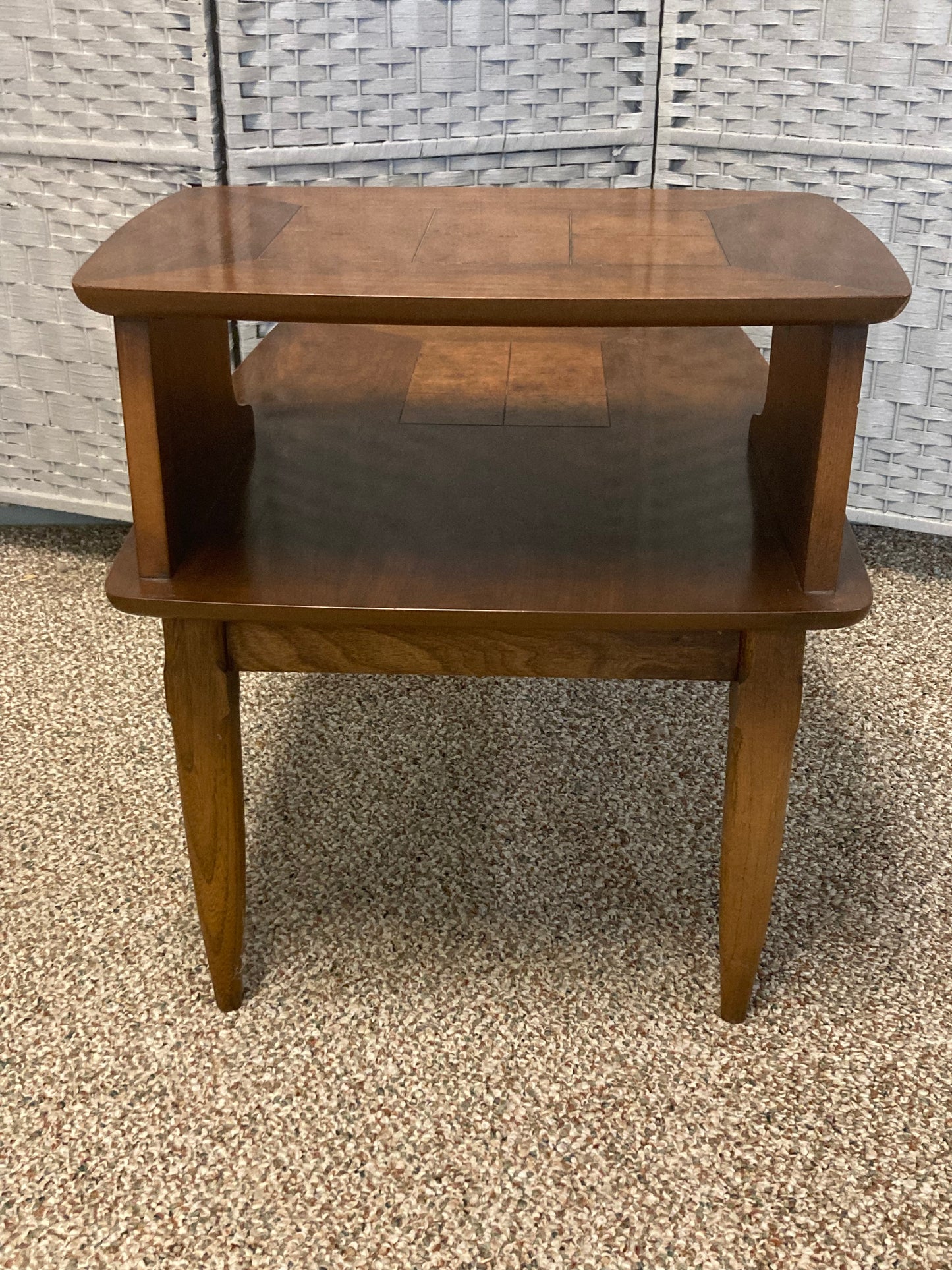 Lane Furniture MCM Two Tier Side Table