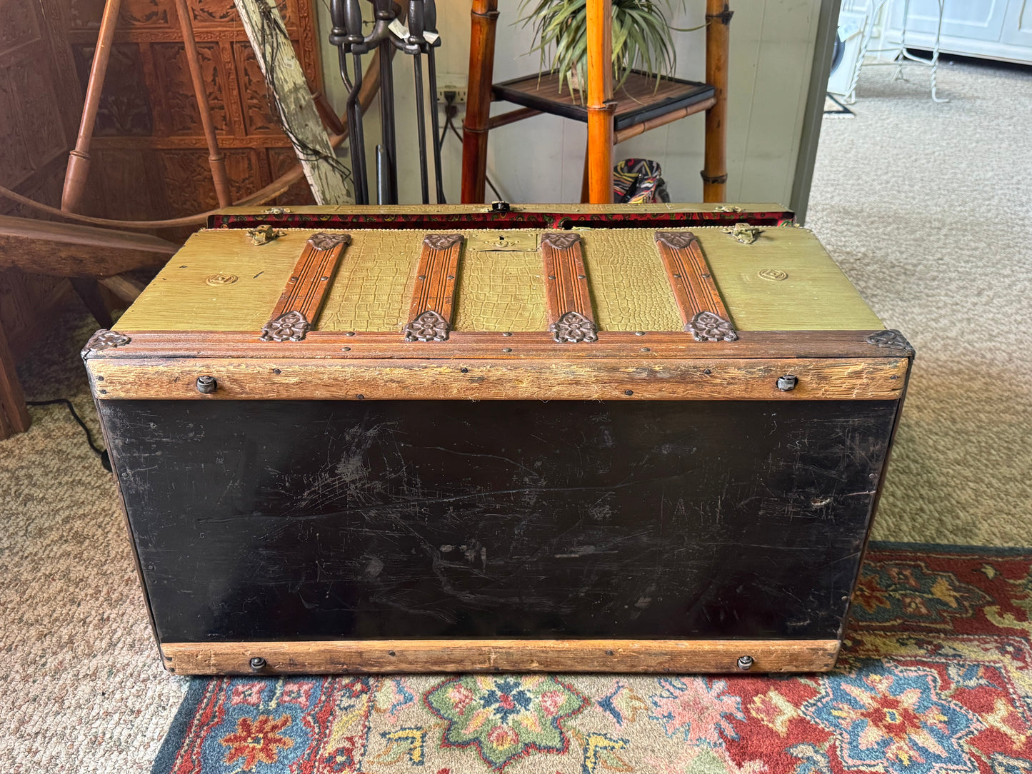 Antique Steamer Trunk