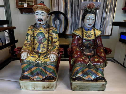 Pair Of Oriental Statues