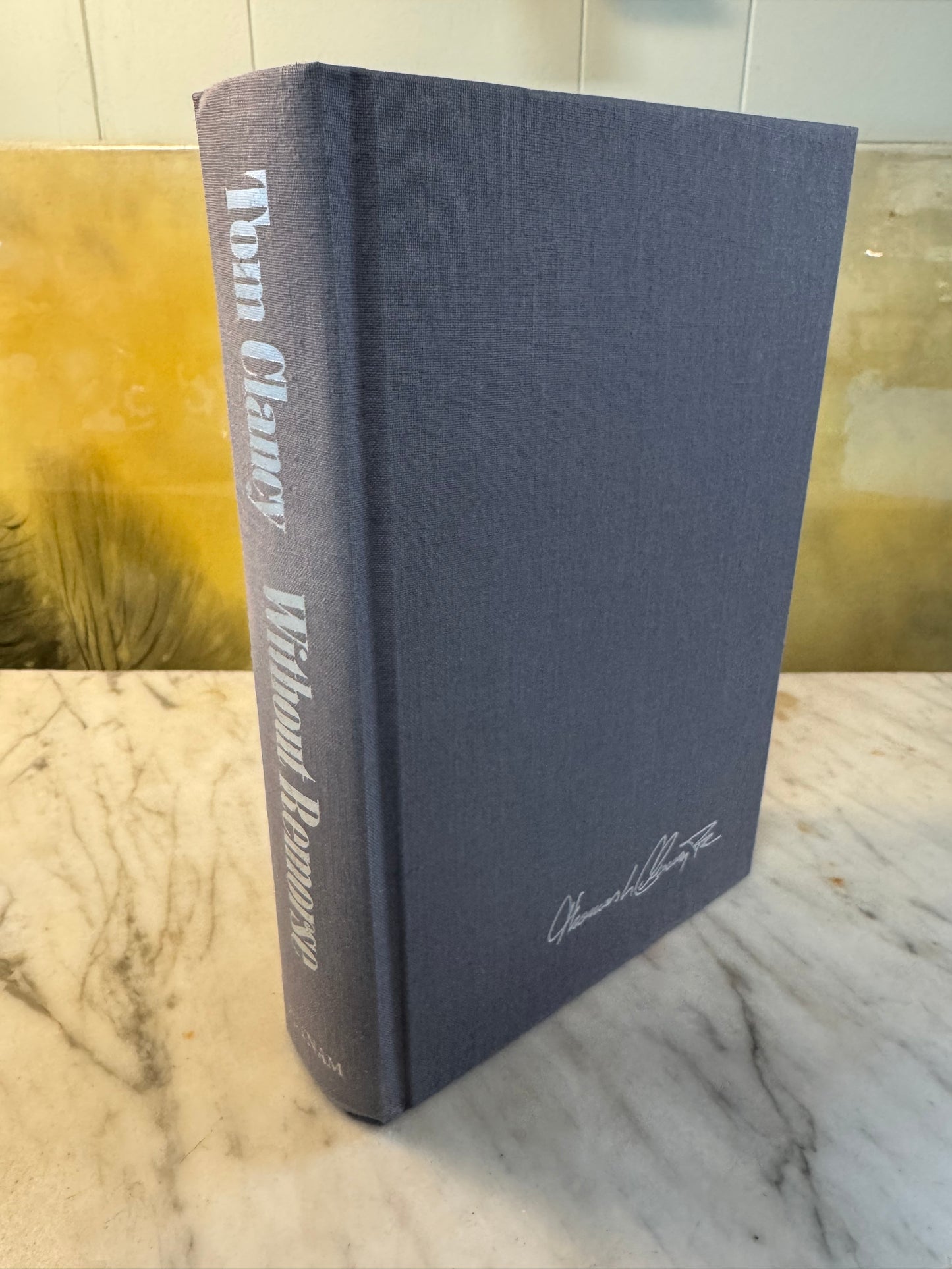 Tom Clancy "Without Remorse" Book Signed