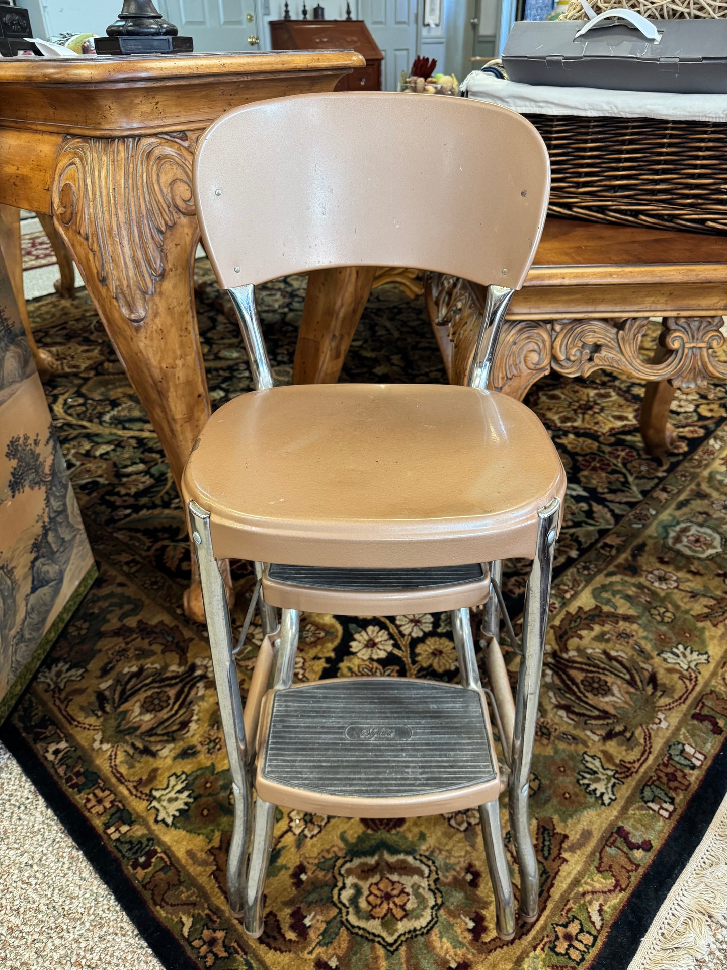 Vintage Cosco Chair & Step-stool